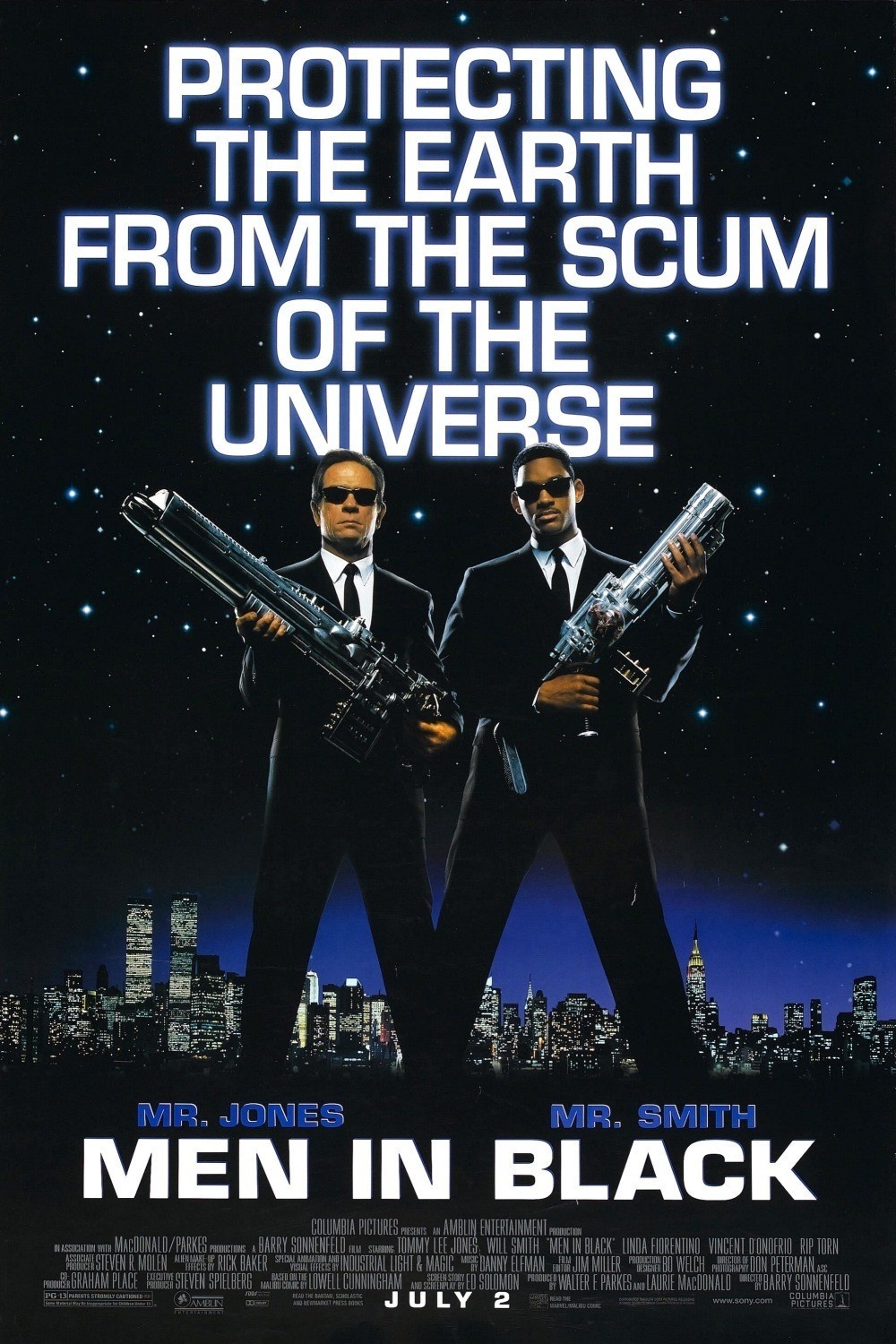 ดูหนังออนไลน์ฟรี Men in Black 1 (1997) เอ็มไอบี หน่วยจารชนพิทักษ์จักรวาล
